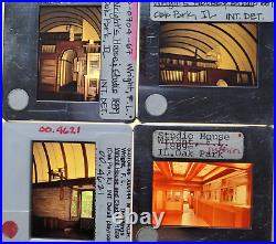 Frank Lloyd Wright Home & Studio Oak Park Architecture 35mm Glass Slides Lot 47 Frank Lloyd Wright Home & Studio Oak Park Architecture 35mm Glass Slides Lot 47