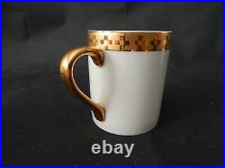 Frank Lloyd Wright Imperial Gold Trim Tiffany & Co Mugs Set Of Three