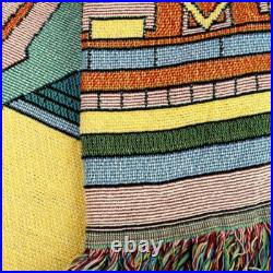 Frank Lloyd Wright Imperial Peacock Tapestry Throw Blanket