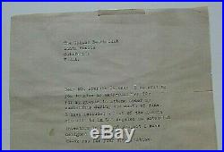 Frank Lloyd Wright Important Letter Signed To Gables Beach Club Santa Monica