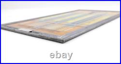 Frank Lloyd Wright Inspired Art Glass Panel Hanging Window Decor