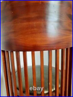 Frank Lloyd Wright Inspired Barrel Chair-Cherry-Pre-owned