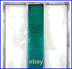 Frank Lloyd Wright-Inspired Craftsman Style Stained Glass Panel 36 in. By 8 in