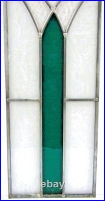 Frank Lloyd Wright-Inspired Craftsman Style Stained Glass Panel 36 in. By 8 in