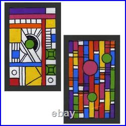 Frank Lloyd Wright-Inspired Faux Stained Glass Project Kit