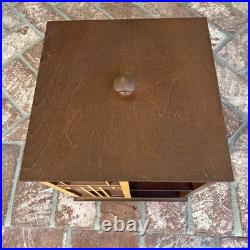 Frank Lloyd Wright Inspired Rotating Bookcase/CD Holder