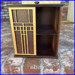 Frank Lloyd Wright Inspired Rotating Bookcase/CD Holder