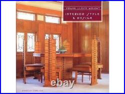 Frank Lloyd Wright Interior Design & Style Book Architecture 176 pages