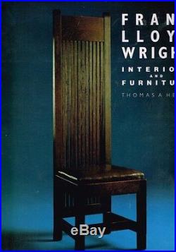 Frank Lloyd Wright Interiors and Furniture by Thomas A. Heinz (Hardback)