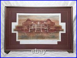 Frank Lloyd Wright/Johnson Wax 100th Anni. Great Workroom Ltd Ed Print Rare