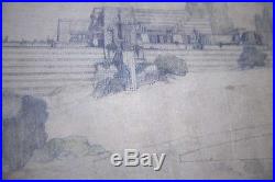 Frank Lloyd Wright LITHOGRAPH LTD Ed. Charles Ennis House, LA, CA'23 +FRAMING