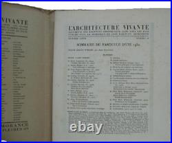 Frank Lloyd Wright L'Architecture Vivante 1930 No. 28 Rare Book