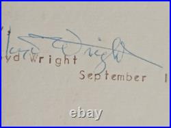 Frank Lloyd Wright Letter Taliesin EMBOSSED Stationery WITH PROVENANCE