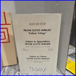 Frank Lloyd Wright Letters Trilogy (to Apprentices/to Architects/ to Clients)