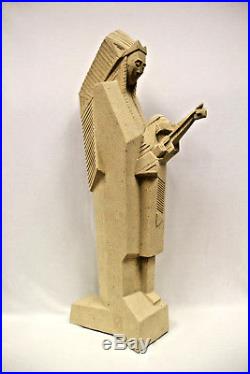 Frank Lloyd Wright Licensed NAKOMIS Indian 36 Outdoor Sculpture SAND STONE