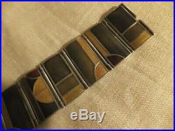 Frank Lloyd Wright Lori McLean Bracelet Jewelry Enamel Sterling Silver MOMA 2000