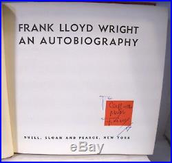 Frank Lloyd Wright-Lot of 3 autographed books to prominent California architect