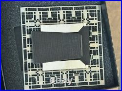 Frank Lloyd Wright Luxfer Prism Molded Glass Panel Framed Wall Art