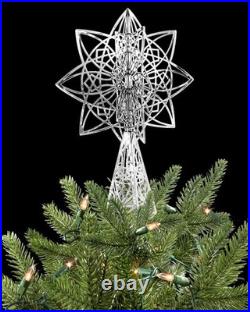 Frank Lloyd Wright Luxfer Silver Plated Christmas Tree Topper Gift