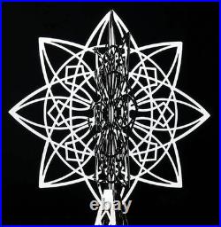 Frank Lloyd Wright Luxfer Silver Plated Christmas Tree Topper Gift