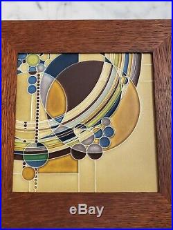 Frank Lloyd Wright MARCH BALLOONS Ceramic Framed Wall Tile By Motawi Tileworks