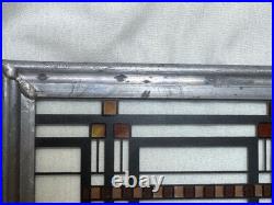 Frank Lloyd Wright MCM Autumn Sumac Stained Glass Suncatcher 11x7.5 Wall Decor