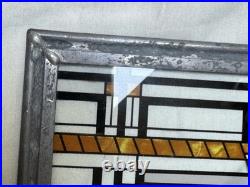 Frank Lloyd Wright MCM Autumn Sumac Stained Glass Suncatcher 11x7.5 Wall Decor
