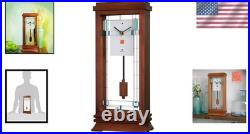 Frank Lloyd Wright Mantel Clock, Walnut Finish