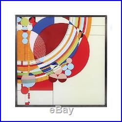 Frank Lloyd Wright March Balloons Stained Glass 10 x 10
