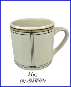 Frank Lloyd Wright Martin House Buffalo China Restaurant Ware Bowls Plates Mugs