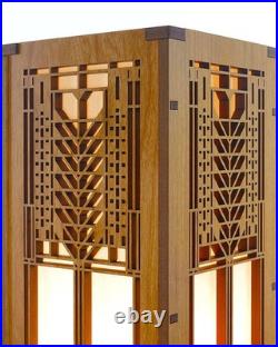 Frank Lloyd Wright Martin House Tree of Life Large Lightbox Accent Lamp 15.5 H