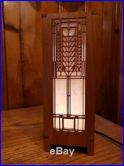 Frank Lloyd Wright Martin House Tree of Life Lightbox Accent Lamp 