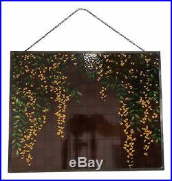 Frank Lloyd Wright Martin House Wisteria Stained Glass Wall Or Desktop Plaque