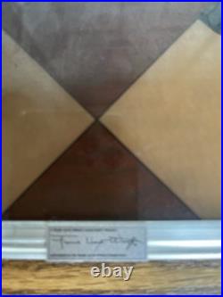 Frank Lloyd Wright May Basket (Fruit In the Bowl) Licensed Glass Panel