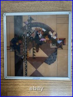 Frank Lloyd Wright May Basket (Fruit In the Bowl) Licensed Glass Panel