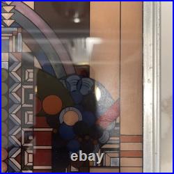 Frank Lloyd Wright May Basket (Fruit In the Bowl) Licensed Glass Panel