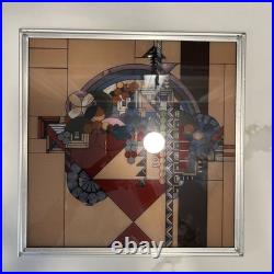 Frank Lloyd Wright May Basket (Fruit In the Bowl) Licensed Glass Panel