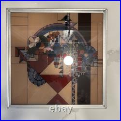 Frank Lloyd Wright May Basket (Fruit In the Bowl) Licensed Glass Panel