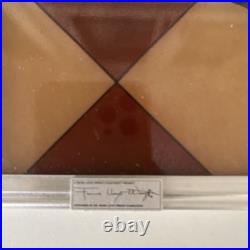 Frank Lloyd Wright May Basket (Fruit In the Bowl) Licensed Glass Panel