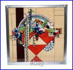 Frank Lloyd Wright May Basket Stained Glass Glass Masters F/S From Japan