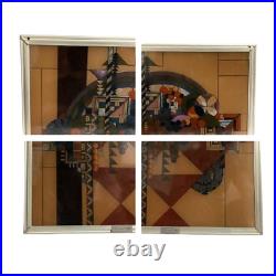 Frank Lloyd Wright May Basket Stained Glass by Glassmasters New in Box Rare