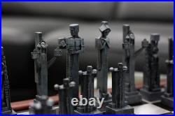 Frank Lloyd Wright Midway Gardens Chess Set Black and White Brand New In Box