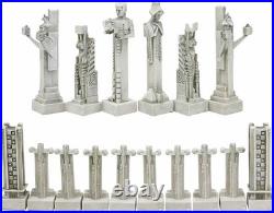 Frank Lloyd Wright Midway Gardens Chess Set Black and White Brand New In Box