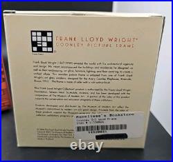 Frank Lloyd Wright MoMA Geometric Wood Picture Frame 3 x 3 Coonly