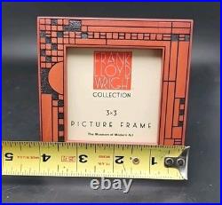 Frank Lloyd Wright MoMA Geometric Wood Picture Frame 3 x 3 Coonly