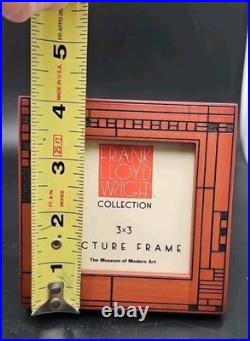 Frank Lloyd Wright MoMA Geometric Wood Picture Frame 3 x 3 Coonly
