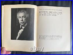 Frank Lloyd Wright, Modern Architecture (1931)