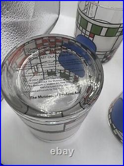 Frank Lloyd Wright Moma Coonley Drinking Glasses Set 4