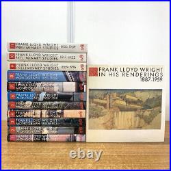 Frank Lloyd Wright Monograph 12 Volume Set by Yukio Futagawa Hardcover Used