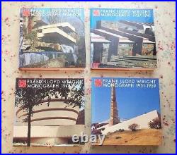 Frank Lloyd Wright Monograph 12 vols Yukio Futagawa Bruce Pfeiffer with cover jP